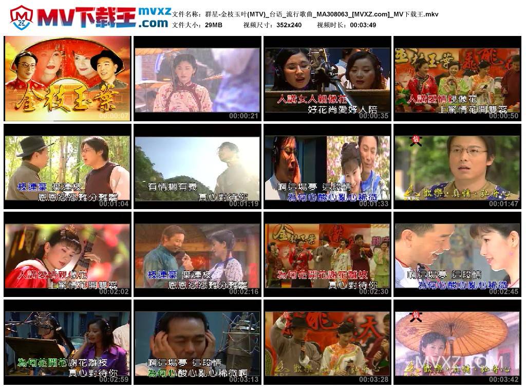 群星-金枝玉叶(MTV)_台语_流行歌曲_MA308063